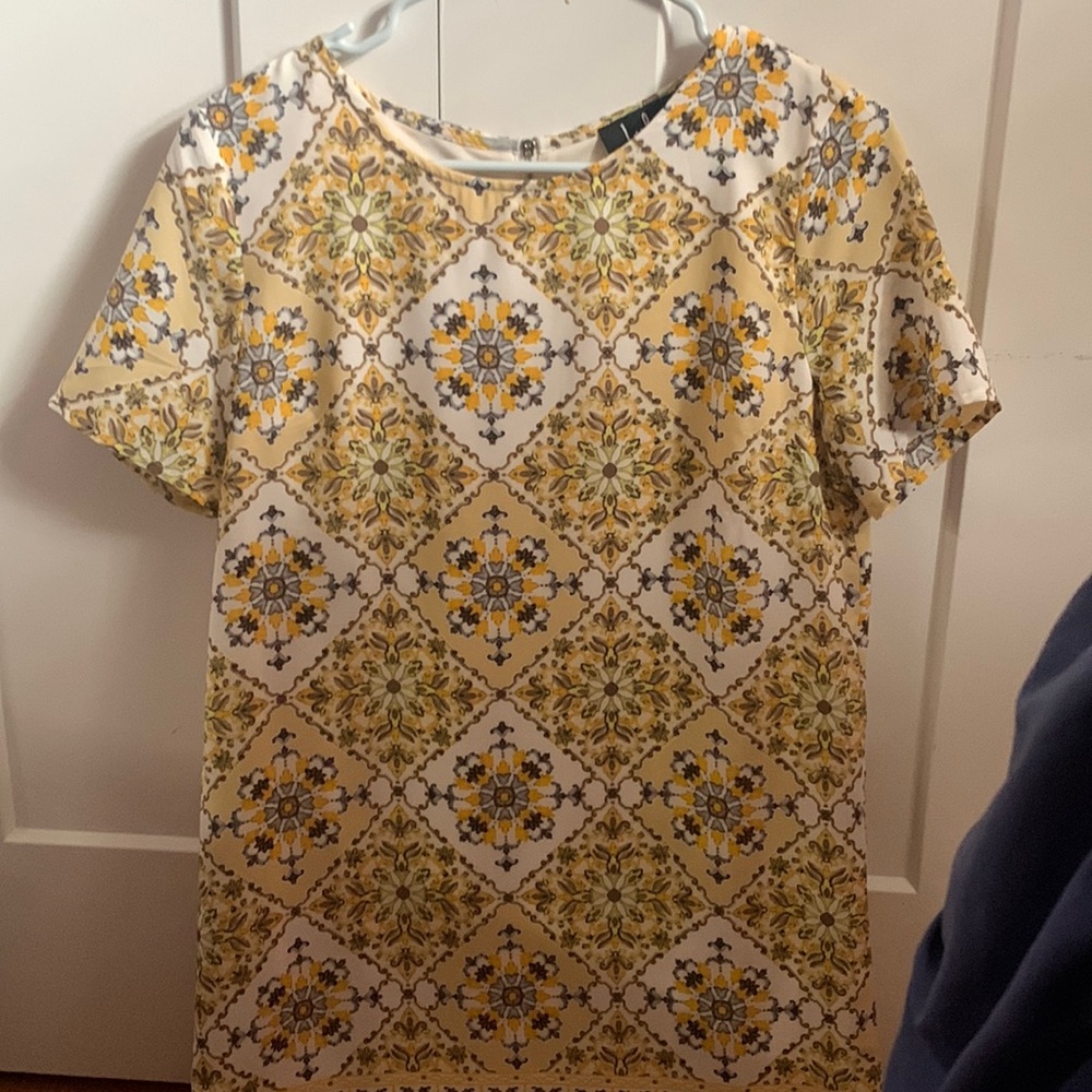 Lulus floral short sleeve dress